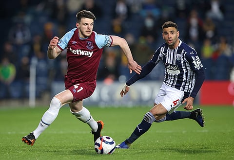 Declan Rice sends special message to West Brom fans after West Ham clash