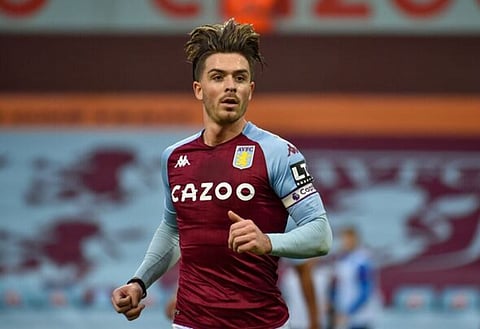 Jack Grealish chants about West Brom while on duty with England