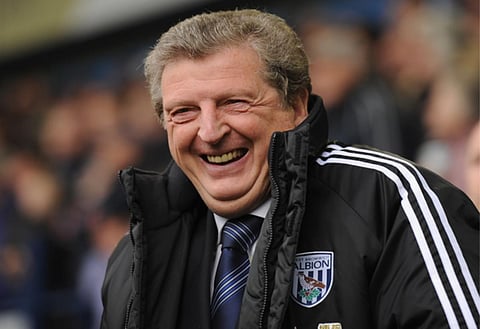 Roy Hodgson takes charge of youthful West Brom training at St George's Park