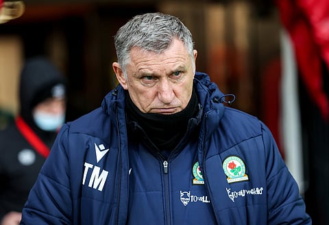 Tony Mowbray says two words to Tony Brown after West Brom win v Birmingham City