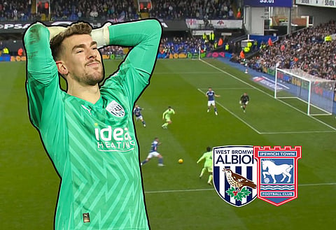 Alex Palmer has solified his spot as the West Brom number one. Image from Sky Sports.
