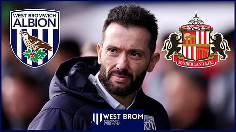 Carlos Corberan is preparing his West Brom side to take on Sunderland
