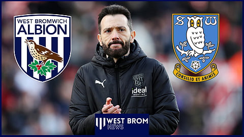 West Brom boss Carlos Corberan is preparing for a crunch clash with Sheffield Wednesday