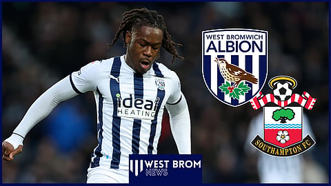 West Brom striker Brandon Thomas-Asante started against Southampton