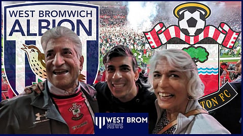 Rishi Sunak is yet to make a statement on Southampton pitch invasion v West Bromwich Albion [Credit: X]