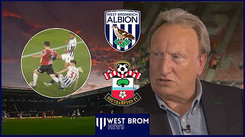 Neil Warnock offered his verdict on controversy in the clash between West Brom and Southampton.  
Credit: Sky Sports Main Event