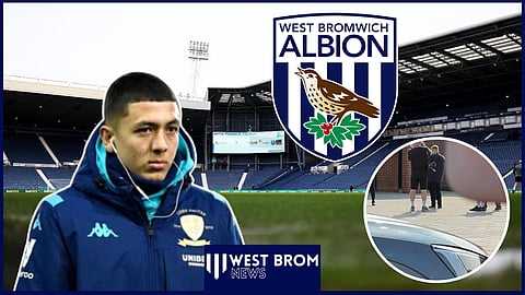 Ian Poveda spotted in official photoshoot amid West Brom links. Credit: SunderlandAFC11 via X