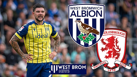 Alex Mowatt could return to West Brom starting lineup v Middlesbrough [Credit: Imago]