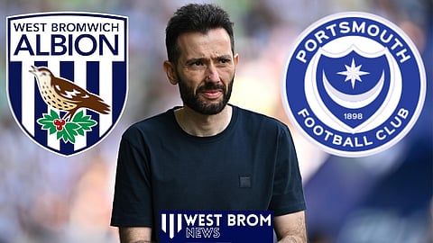 Carlos Corberan's West Brom took on Portsmouth at Fratton Park