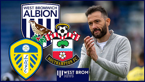 Carlos Corberan has been linked to a West Brom exit to Leeds or Southampton [Credit Imago]