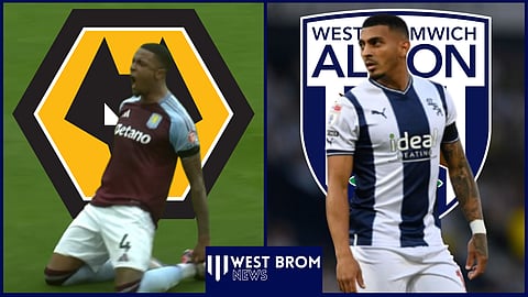 West Brom star Karlan Grant has reacted to Aston Villa ace Ezri Konsa after Wolves win [credit: Sky Sports Premier League on YouTube]