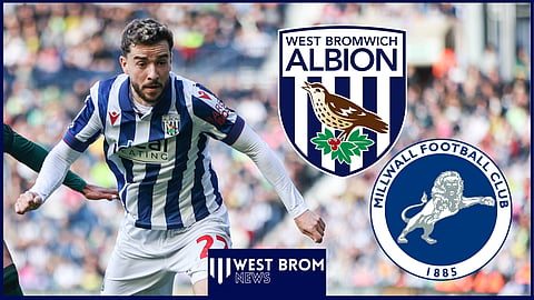 West Brom fans react to Mikey Johnston display in West Brom draw v Millwall. Credit: Imago