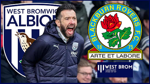 Carlos Corberan and West Brom faced Blackburn Rovers