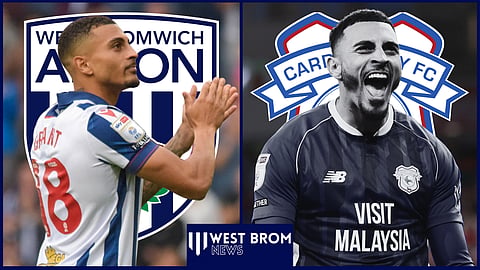 West Brom ace Karlan Grant spent last season on loan with Cardiff City (credit: Imago)