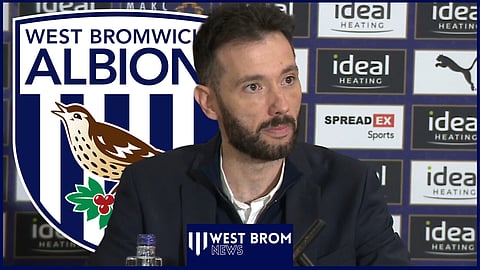 West Brom manager Carlos Corberan [credit: wba.co.uk]