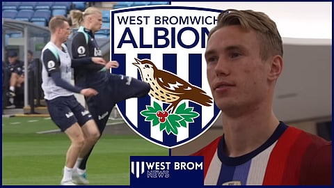 West Brom ace Torbjorn Heggem is on Norway duty with Erling Haaland [credit: herrelandslaget on Instagram]