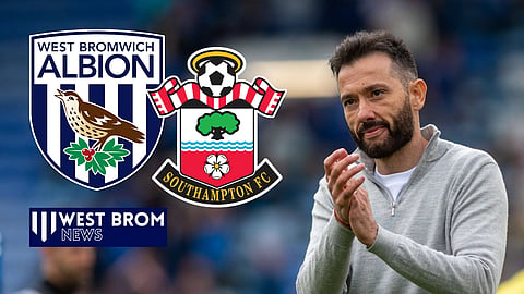 West Brom manager Carlos Corberan has been linked with a move to Southampton [Credit: Imago]