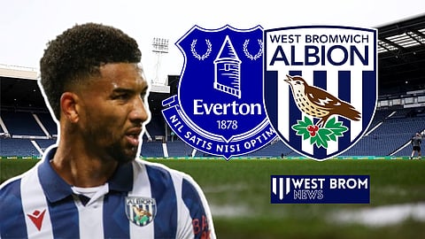 Mason Holgate is on loan at West Brom from Everton [Credit: Imago]