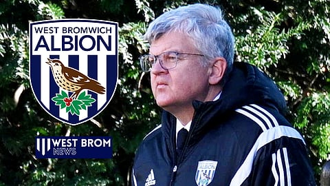 Adrian Chiles wore a West Brom coat at Liam Payne's funeral. (Credit: Daily Star)