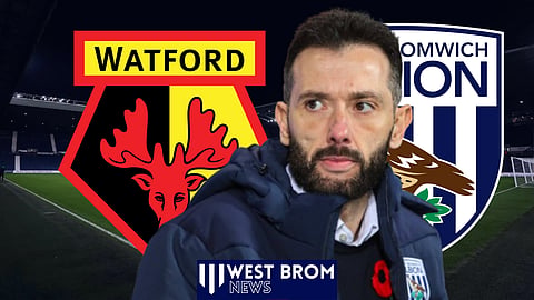 Corberan names West Brom XI v Watford (Credit - Imago)