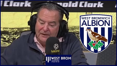 Jeff Stelling shared his thoughts on West Brom (Credit: talkSPORT via YouTube).