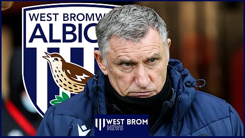 West Brom manager Tony Mowbray