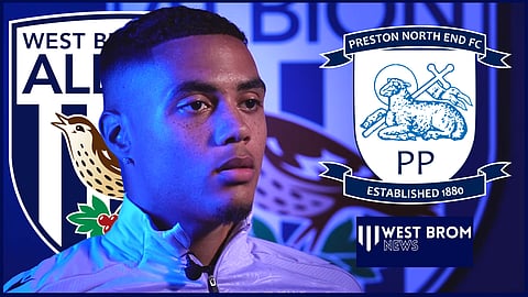 West Brom loanee Lewis Dobbin started against Preston [Credit: West Bromwich Albion on YouTube]
