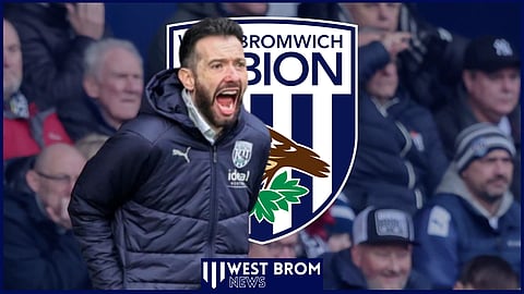 West Brom manager Carlos Corberan.