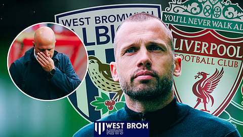 Liverpool coach John Heitinga is strongly linked with West Brom. (Credit: Imago)