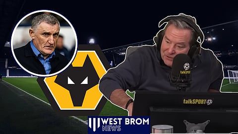 Jeff Stelling stunned by what Wolves fan said about Tony Mowbray and West Brom. (Credit - Imago)