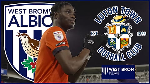 West Brom have been linked to Luton Town striker Elijah Adebayo [credit: Luton Town Football Club on YouTube]
