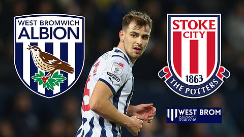 Jayson Molumby was caught in an incident for West Brom v Stoke City [Credit: Imago]