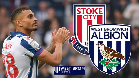 Karlan Grant was at the centre of late drama in West Brom v Stoke City [Credit: Imago]