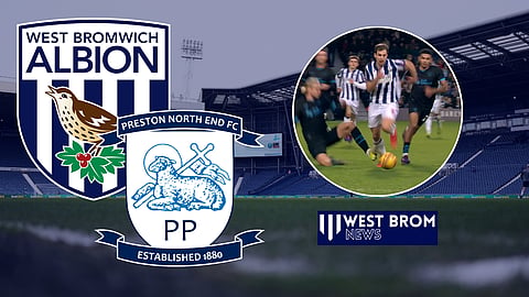 West Brom v Preston was hit by controversy. (Credit: Sky Sports)