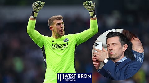 Andrew Nestor explained Alex Palmer's West Brom exit. (Credit: Imago)