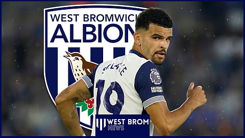 Dominic Solanke has reacted to transfer news at West Brom (credit: Imago)