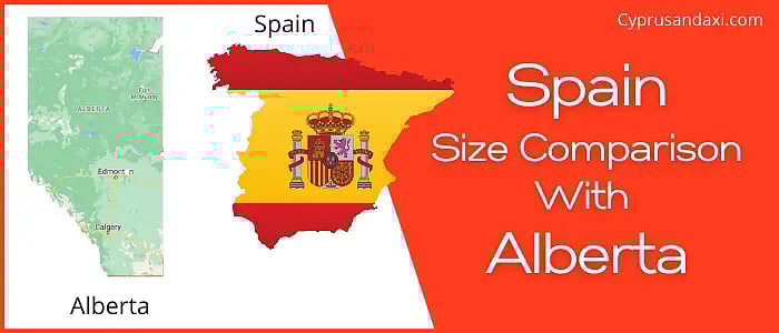 Despite being 31% smaller than Alberta, Spain generates about 10 times more wind power.