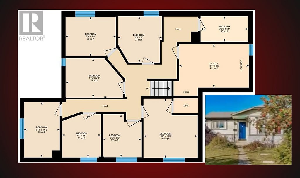 NE Calgary 1,100sq ft home with 13 tiny bedrooms reviewed by city