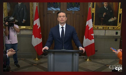 Conservative leader Pierre Poilievre