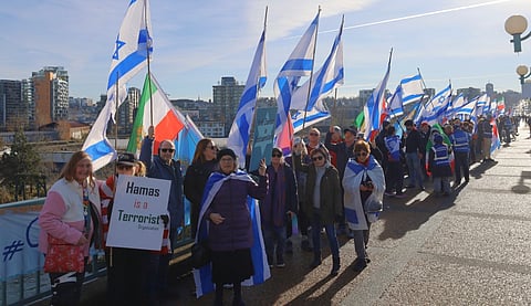 March against hate and terrorism in Vancouver