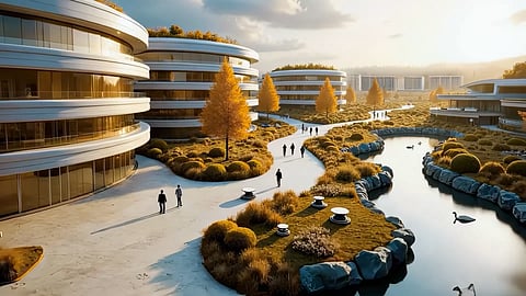 A rendering of Wonder Valley 