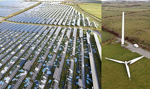 Storm obliterates UK's largest solar farm 
