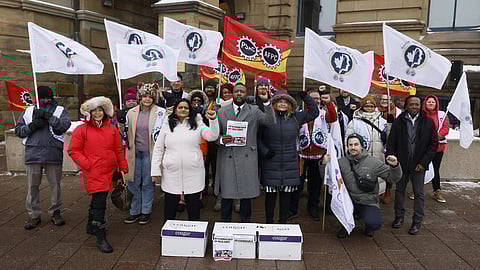 Black advocacy groups gathered on Parliament Hill December 10, 2024