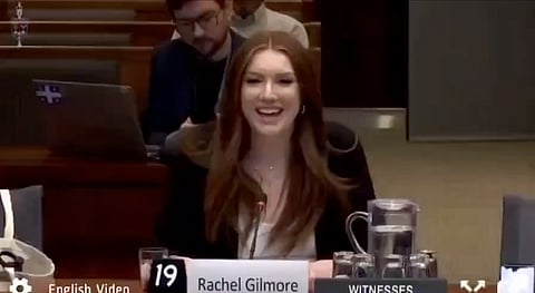 Rachel Gilmore appeared before a House of Commons committee to speak about Russian interference and disinformation campaigns. 