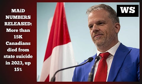 MAiD NUMBERS RELEASED: More than 15K Canadians died from state suicide in 2023, up 15%