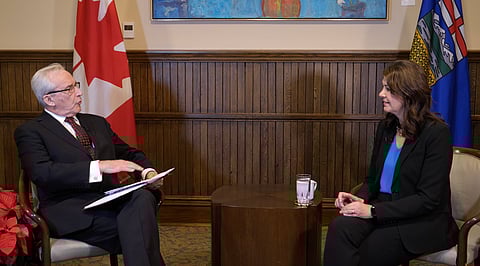 The Western Standard's Nigel Hannaford conducts a year-end interview with Alberta Premier Danielle Smith.