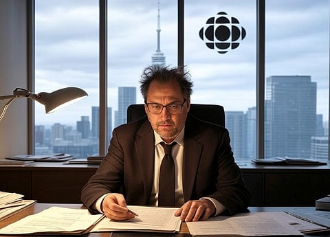 A rendering of a CBC lawyer.