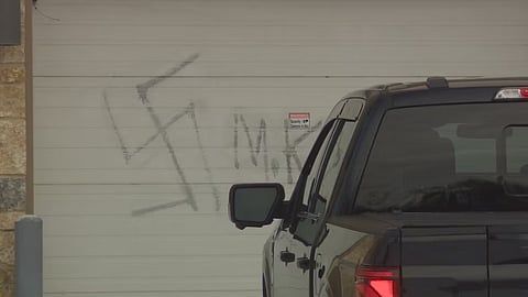 Swastika Graffiti Winnipeg