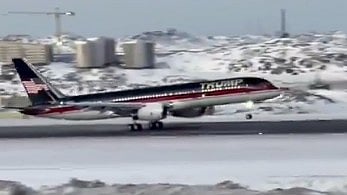 Trump Force One lands in Greenland