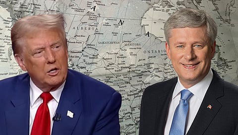 Donald Trump and Stephen Harper